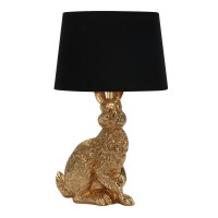 OML-19914-01 OMNILUX Piacenza Настольная лампа Кролик (заяц), золото, черный