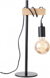 SL1142.404.01 ST-LUCE Bagetti настольная лампа Лофт, черная с деревом