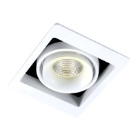 DL18615/01WW-SQ White/Black DONOLUX Встраиваемый светильник