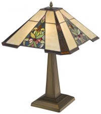 845-804-02 Velante Настольная лампа в стиле Тиффани 