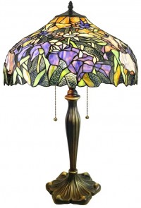 867-804-03 VELANTE Tiffany большая интерьерная настольная лампа