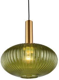 OML-99306-01 OMNILUX Menfi подвесной светильник, бронза, зеленый, 30см