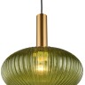 OML-99306-01 OMNILUX Menfi подвесной светильник, бронза, зеленый, 30см