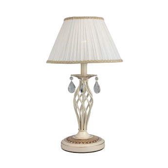 OML-60804-01 Omnilux Настольная лампа Cremona, белая с золотом