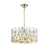4121/8 Odeon Light Hall Diora подвесная хрустальная люстра 8 ламп, диаметр 45см