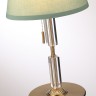 4887/1T ODEON LIGHT EXCLUSIVE настольная лампа с выключателем LONDON, хрусталь, зеленый и бронза