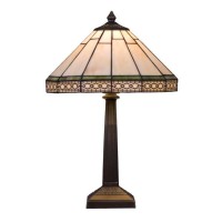 857-804-01 Velante Настольная лампа в стиле Тиффани