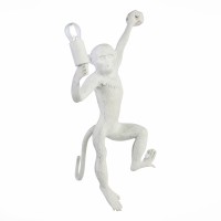 SLE115111-01 EVOLUCE белый настенный светильник Tenato, обезьяна