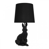 10190 Black LOFT IT Rabbit черная настольная лампа Кролик (заяц)