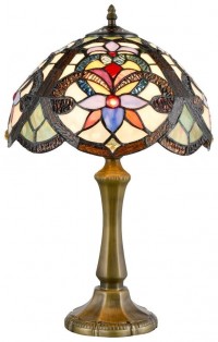 826-804-01 Velante настольная лампа Тиффани, 30см диаметр, 45см высота