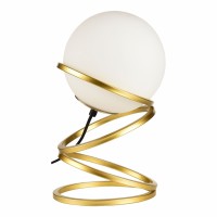 LSP-0611 LUSSOLE интерьерная настольная лампа, белая с золотом